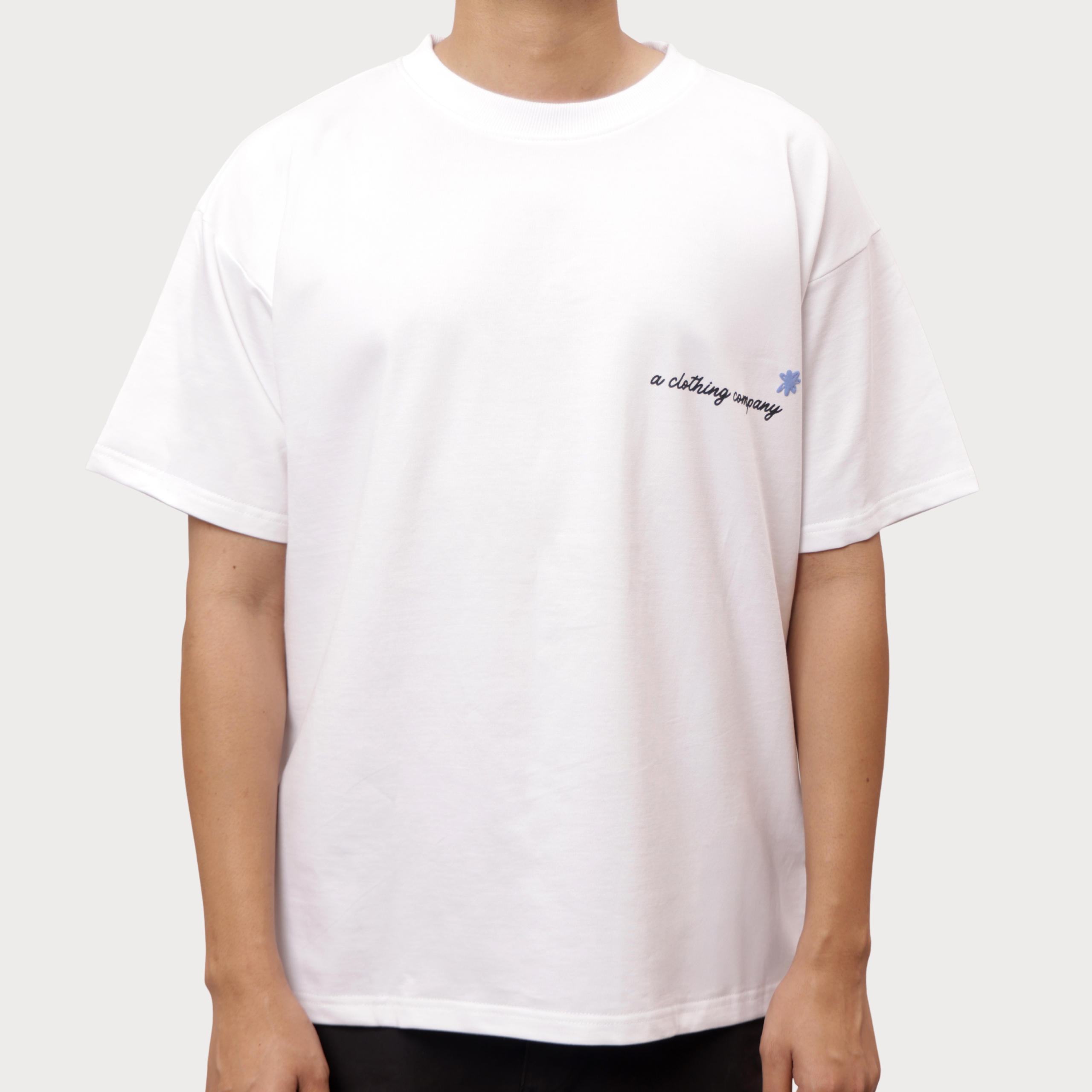 Schmoney White Oversize Tee #02 (Unisex)