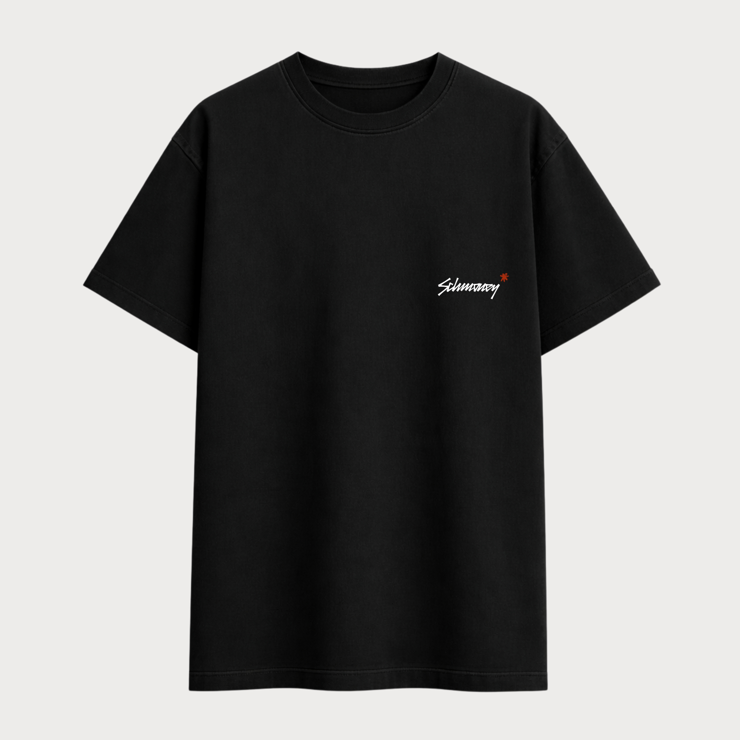 Schmoney Black Oversize Tee #01 (Unisex) - Image 3